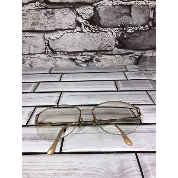 Vintage VTG Eyeglasses L’AMY, 55-15, 135 COL, X818 Pink Marble Pattern Frame - Picture 1 of 12